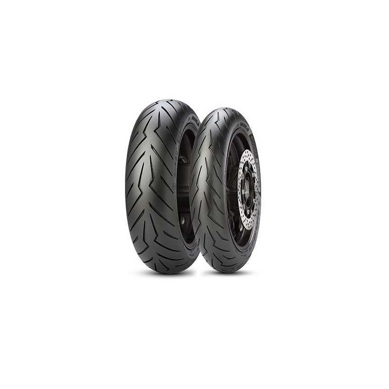 PIRELLI 120/80-12 DIABLO ROSSO SCOOTER SC 55P TL M/C GALAS DOT 07-08/2021 (PIT BIKE)