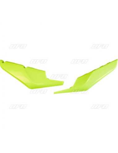 UFO ŠONINIAI PLASTIK HUSQVARNA TC 125/250 19-22 FC 250/350/450 19-22 TE 150/250/300 20-22 FE 250/350/450/501 20-22 GELTONA FLUO