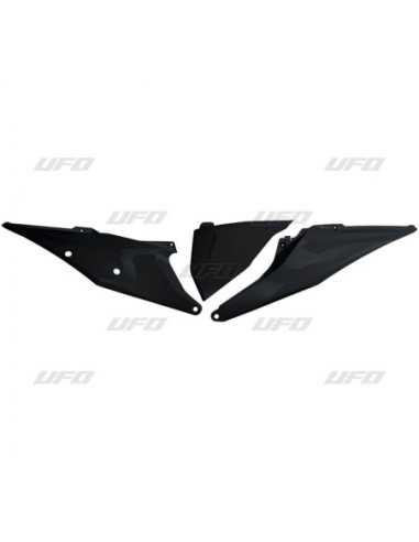 UFO ŠONINIAI PLASTIKAI KTM SX/SXF 125/150/250/350/450 19-22 EXC 125 20-21 EXC/EXCF(EXC-F) 150/250/300/350/450/500 20-2023 JUODA