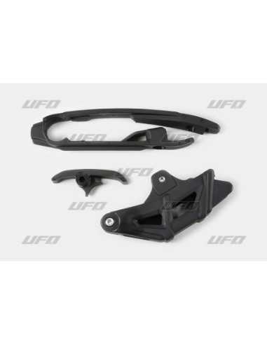 UFO GRANDINĖS ŠLIAUŽIKLIS (KT04065001) + KREIPIANČIOJI (KT04028001) KTM SX/SXF 16-17 ( IŠSKYRUS SX 250 16) SPALVA JUODA