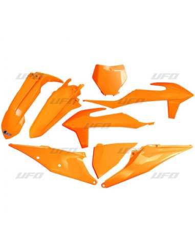 UFO PLASTIKŲ KOMPLEKTAS KTM SX 125/150/250 19-22, SXF (SX-F) 250/350/450 19-22 SPALVA ORANŽINĖ FLUO (KT522FFLU)