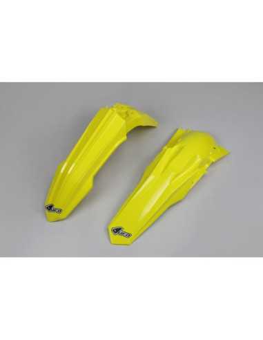 UFO PURVASAUGIŲ KOMPLEKTAS SUZUKI RMZ 250 19-22, RMZ 450 18-23, SPALVA OEM (GELTONA) (SU04939102, SU04940102)