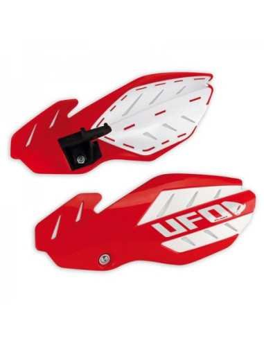 UFO RANKŲ APSAUGOS FLAME HONDA CRF 250 12-17, CRF 450 12-16 SPALVA RAUDONA/BALTA (SU TVIRTINIMAIS)