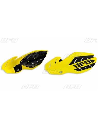 UFO RANKŲ APSAUGOS FLAME SUZUKI RMZ 250/450 12-17 SPALVA GELTONA/JUODA (SU TVIRTINIMAIS)