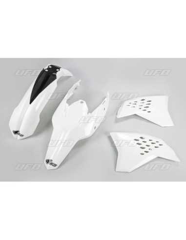 UFO PLASTIKŲ KOMPLEKTAS KTM EXC 09-10 SPALVA BALTA (KT511E047)