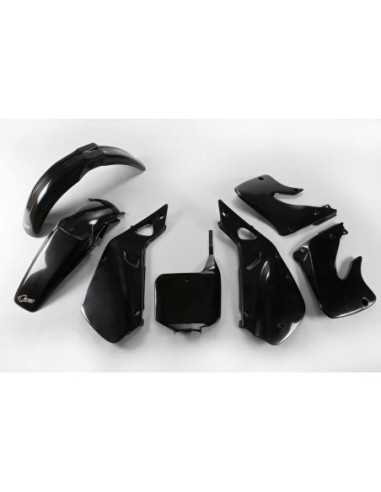 UFO PLASTIKŲ KOMPLEKTAS HONDA CR 125/250 97-99, SPALVA JUODA