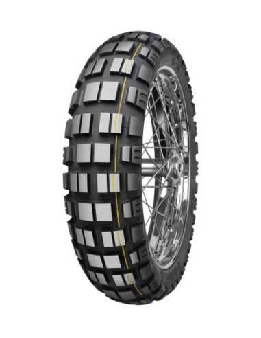 MITAS PADANGA 140/80B18 E-10 ENDURO DAKAR 70T TL M+S GALAS (GELTONA JUOSTA) DOT 04/2023 (24426)