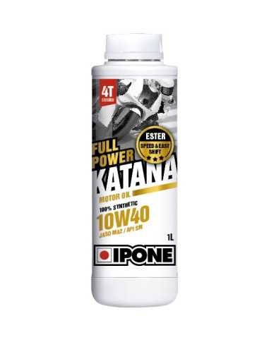 IPONE FULL POWER KATANA 10W40 VARIKLIO ALYVA 100 % SINTETINĖ 1L (ESTER, MA2)