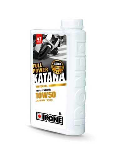 IPONE FULL POWER KATANA 10W50 VARIKLIO ALYVA 100 % SINTETINĖ 2L (ESTER, MA2)