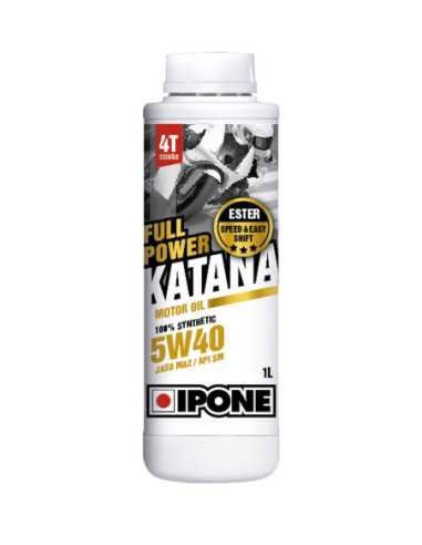 IPONE FULL POWER KATANA 5W40 VARIKLIO ALYVA 100% SINTETINĖ 1L (ESTER, MA2) REKOMENDUOJAMA BMW