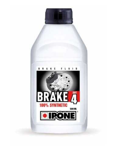 IPONE STABDŽIŲ SKYSTIS BRAKE FLUID DOT 4 500ML 100% SINTETINĖ (TAIP PAT TINKA DOT 3)