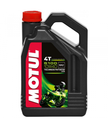Esteriu pastiprinta pusiau sintetinė alyva motociklams Motul 5100 10w40