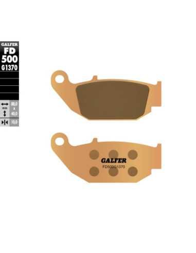 GALFER STABDŽIŲ TRINKELĖS KH629 SINTERED METAL (GOLD) GALAS HONDA CBR125R 11- , CRF250 RALLY 17- , SUZUKI GSXR125 17