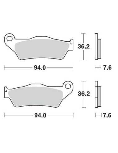 MOTO-MASTER STABDŽIŲ TRINKELĖS KH181 SINTER METAL OEM: 11 KTM: 125-200-250-300-350-360-380-440-500 WSZYSTKIE SX E