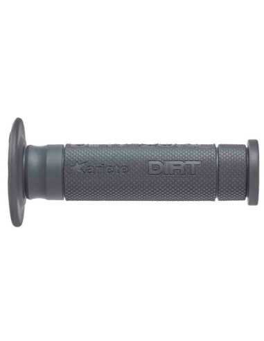 ARIETE RANKENĖLĖS OFF ROAD DIRT ZONE GRIP MEDIUM (YAMAHA TENERE 700) (135 MM) ATVIRAIS GALAIS SPALVA PILKA (02647-H)