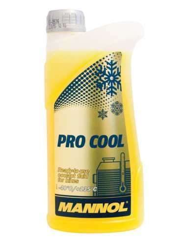 MANNOL AUŠINIMO SKYSTIS PRO COOL 1L MOTOCIKLUI (-40ST.C/+135ST.C) PARUOŠTAS NAUDOTI