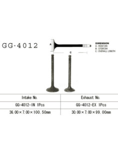 VESRAH ĮSIURBIMO VOŽTUVAS KAWASAKI KL 250 78-79, KZ 200...