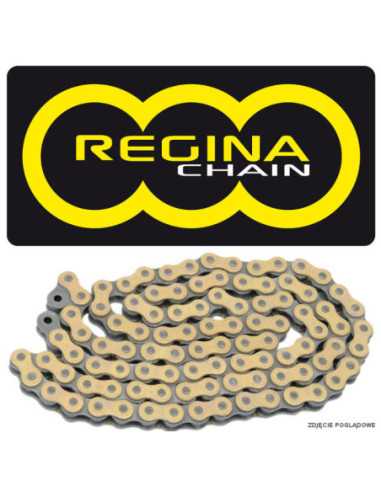 REGINA PAVAROS GRANDINĖ 520ZRP (114 NARELIAI) Z-RING TOURING-STREET IKI 1000 CCM GELTONA (SEGTUKAS + KNIEDIJAMA) (135ZRP/00B)