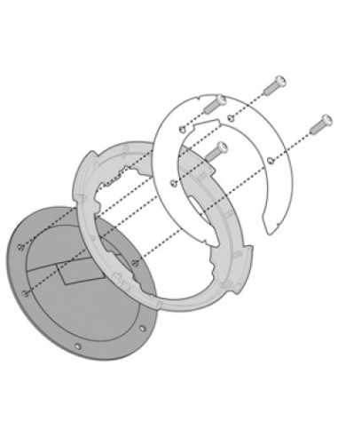 KAPPA TVIRTINIMAS TANKLOCK BMW G650 GS '11-14