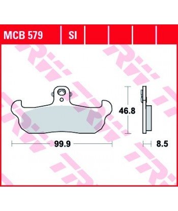 Stabdžių trinkelės MCB579